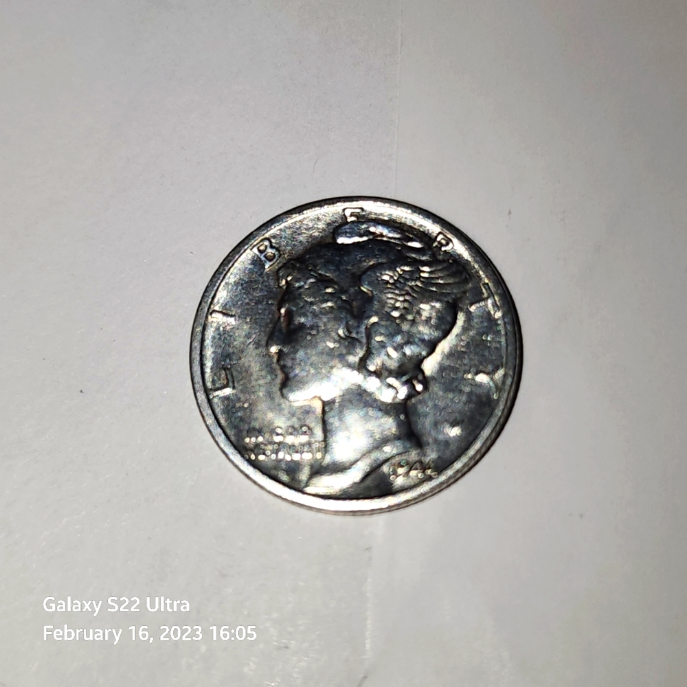 1944 WA Mercury Dime